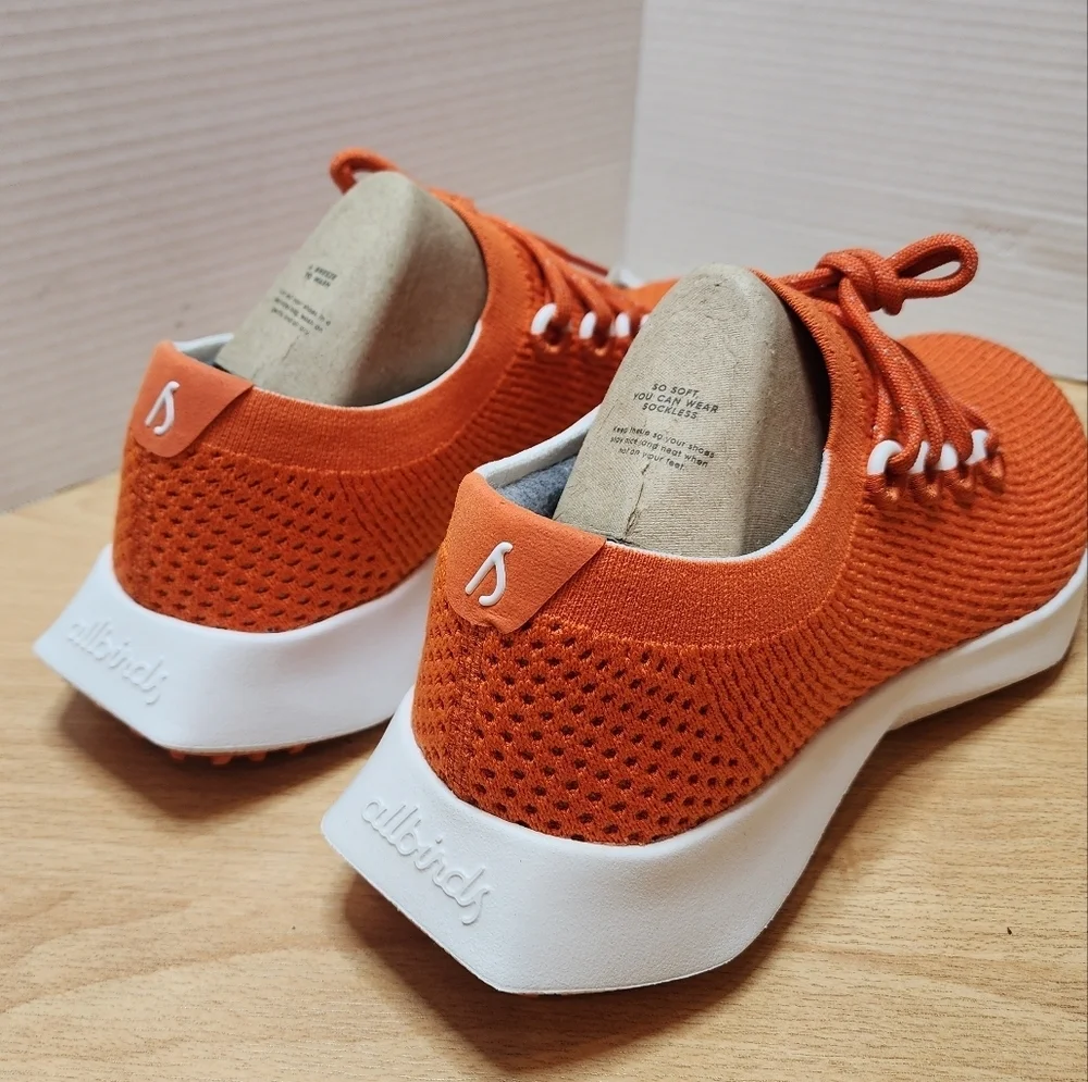 Allbirds TD2 Tree Dasher 2 Orange‎ Knit Active Shoes. Men's size 11.5. New.